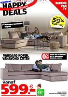 Promoties 2-eiland moreno - Huismerk - Seats and Sofas - Geldig van 10/06/2024 tot 16/06/2024 bij Seats and Sofas