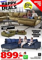 Promoties Hoeksalon manilla - Huismerk - Seats and Sofas - Geldig van 10/06/2024 tot 16/06/2024 bij Seats and Sofas