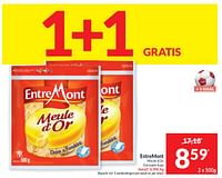 Promoties Entremont meule d’or geraspte kaas - Entre Mont - Geldig van 04/06/2024 tot 09/06/2024 bij Intermarche