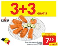 Promoties Gemarineerde varkensbrazades - Huismerk - Intermarche - Geldig van 04/06/2024 tot 09/06/2024 bij Intermarche