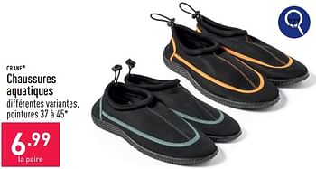 Promotions Chaussures aquatiques - Crane - Valide de 10/06/2024 à 16/06/2024 chez Aldi