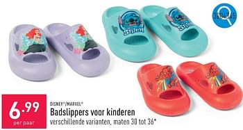 Promoties Badslippers voor kinderen - Huismerk - Aldi - Geldig van 10/06/2024 tot 16/06/2024 bij Aldi
