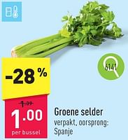 Promoties Groene selder - Huismerk - Aldi - Geldig van 10/06/2024 tot 16/06/2024 bij Aldi