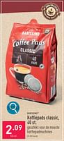 Promoties Koffiepads classic - BARISSIMO - Geldig van 10/06/2024 tot 16/06/2024 bij Aldi