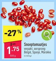Promoties Snoeptomaatjes - Huismerk - Aldi - Geldig van 10/06/2024 tot 16/06/2024 bij Aldi
