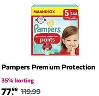 Promoties Pampers premium protection - Pampers - Geldig van 02/06/2024 tot 09/06/2024 bij Plein