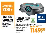 Promotions Tondeuse robot gardena sileno life 1000 - Gardena - Valide de 22/05/2024 à 18/06/2024 chez Gamma