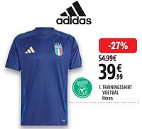 Promoties Trainingsshirt voetbal heren - Adidas - Geldig van 28/05/2024 tot 16/06/2024 bij Intersport