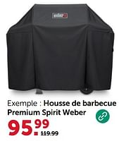 Promotions Housse de barbecue premium spirit weber - Weber - Valide de 29/05/2024 à 09/06/2024 chez Aveve