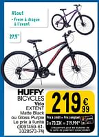 Promotions Huffy bicycles vélo extent - Huffy Bicycles - Valide de 14/05/2024 à 30/09/2024 chez Cora