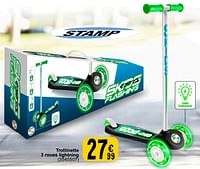 Promotions Trottinette 3 roues lightning - Stamp - Valide de 14/05/2024 à 30/09/2024 chez Cora