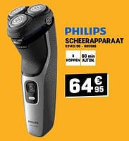 Promoties Philips scheerapparaat s3143-00 - Philips - Geldig van 29/05/2024 tot 09/06/2024 bij Electro Depot