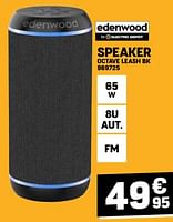 Promoties Edenwood speaker octave leash bk - Edenwood  - Geldig van 29/05/2024 tot 09/06/2024 bij Electro Depot
