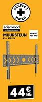 Promoties Muursteun f3 - Edenwood  - Geldig van 29/05/2024 tot 09/06/2024 bij Electro Depot