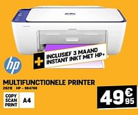 Promoties Multifunctionele printer 2821e hp - HP - Geldig van 29/05/2024 tot 09/06/2024 bij Electro Depot