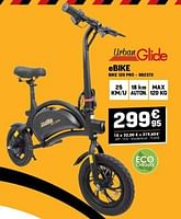 Promoties Urbanglide ebike bike 120 pro - Urbanglide - Geldig van 29/05/2024 tot 09/06/2024 bij Electro Depot