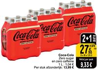 Promoties Coca-cola zero sugar en zero caffeine - Coca Cola - Geldig van 04/06/2024 tot 10/06/2024 bij Cora