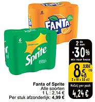 Promoties Fanta of sprite - Huismerk - Cora - Geldig van 04/06/2024 tot 10/06/2024 bij Cora