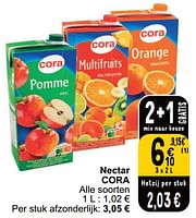 Promoties Nectar cora - Huismerk - Cora - Geldig van 04/06/2024 tot 10/06/2024 bij Cora