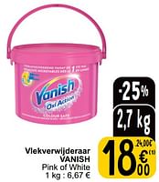 Promoties Vlekverwijderaar vanish - Vanish - Geldig van 04/06/2024 tot 10/06/2024 bij Cora
