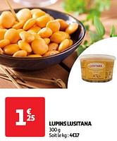 Promoties Lupins lusitana - Huismerk - Auchan - Geldig van 04/06/2024 tot 10/06/2024 bij Auchan