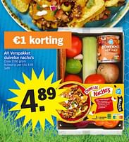 Promoties Ah verspakket duivelse nacho`s - Huismerk - Albert Heijn - Geldig van 03/06/2024 tot 09/06/2024 bij Albert Heijn