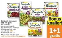 Promoties Bonduelle conserven doperwtjes + worteltjes - Bonduelle - Geldig van 03/06/2024 tot 09/06/2024 bij Albert Heijn