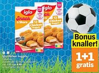 Promoties Iglo chicken nuggets - Iglo - Geldig van 03/06/2024 tot 09/06/2024 bij Albert Heijn