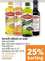 Promoties Olio extra vergine di oliva - Bertolli - Geldig van 03/06/2024 tot 09/06/2024 bij Albert Heijn