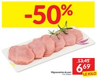 Promotions Mignonnettes de porc - Produit maison - Intermarche - Valide de 04/06/2024 à 09/06/2024 chez Intermarche