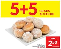 Promotions Mini beignets - Produit maison - Intermarche - Valide de 04/06/2024 à 09/06/2024 chez Intermarche