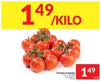 Promotions Tomates en grappe - Produit maison - Intermarche - Valide de 04/06/2024 à 09/06/2024 chez Intermarche
