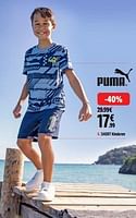 Promoties Short kinderen - Puma - Geldig van 28/05/2024 tot 16/06/2024 bij Intersport