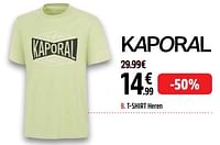 Promoties T-shirt heren - Kaporal - Geldig van 28/05/2024 tot 16/06/2024 bij Intersport