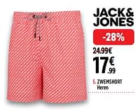 Promoties Zwemshort heren - Jack & Jones - Geldig van 28/05/2024 tot 16/06/2024 bij Intersport
