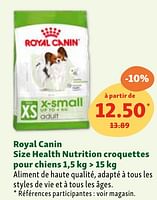 Promotions Royal canin size health nutrition croquettes pour chiens - Royal Canin - Valide de 05/06/2024 à 10/06/2024 chez Maxi Zoo