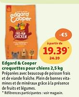 Promotions Edgard + cooper croquettes pour chiens - Edgard & Cooper - Valide de 05/06/2024 à 10/06/2024 chez Maxi Zoo