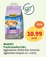 Promotions Multifit fresh comfort - Multifit - Valide de 05/06/2024 à 10/06/2024 chez Maxi Zoo