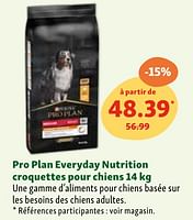 Promotions Pro plan everyday nutrition croquettes pour chiens - Purina - Valide de 05/06/2024 à 10/06/2024 chez Maxi Zoo