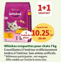 Promotions Whiskas croquettes pour chats - Whiskas - Valide de 05/06/2024 à 10/06/2024 chez Maxi Zoo