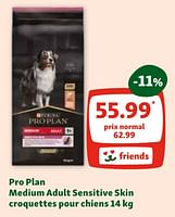 Promotions Pro plan medium adult sensitive skin croquettes pour chiens - Purina - Valide de 05/06/2024 à 10/06/2024 chez Maxi Zoo