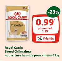 Promotions Royal canin breed chihuahua nourriture humide pour chiens - Royal Canin - Valide de 05/06/2024 à 10/06/2024 chez Maxi Zoo