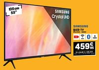 Promotions Samsung qled tv 55au7020 - Samsung - Valide de 29/05/2024 à 09/06/2024 chez Electro Depot