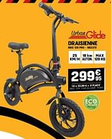 Promotions Urbanglide draisienne bike 120 pro - Urbanglide - Valide de 29/05/2024 à 09/06/2024 chez Electro Depot