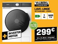 Promotions Valberg lave-linge wf714aw566c - Valberg - Valide de 29/05/2024 à 09/06/2024 chez Electro Depot