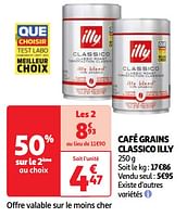 Promoties Café grains classico illy - Illy - Geldig van 04/06/2024 tot 10/06/2024 bij Auchan