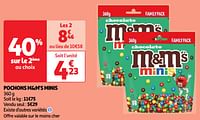 Promoties Pochons m+m`s minis - M&M 's - Geldig van 04/06/2024 tot 10/06/2024 bij Auchan