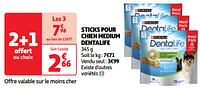 Promoties Sticks pour chien medium dentalife - Purina - Geldig van 04/06/2024 tot 10/06/2024 bij Auchan