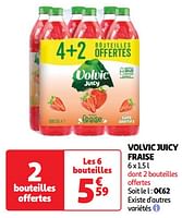 Promoties Volvic juicy fraise - Volvic - Geldig van 04/06/2024 tot 10/06/2024 bij Auchan