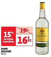 Promoties Rhum bologne - Bologne - Geldig van 04/06/2024 tot 10/06/2024 bij Auchan